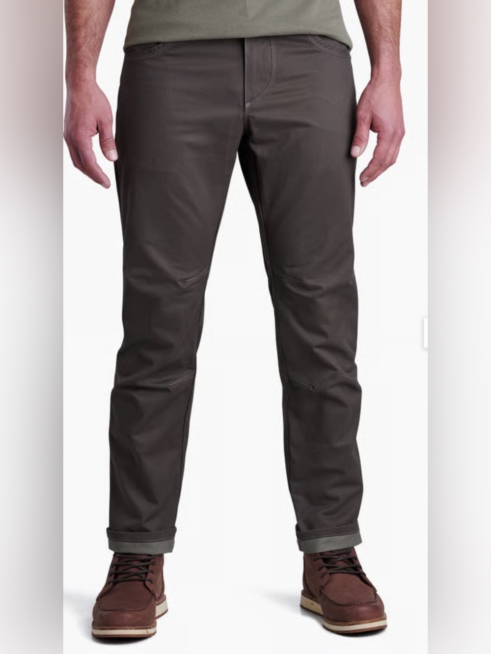 KUHL Rydr Pants Mens 35x30 Forge Grey Patina Dye Canvas Hiking Workwear Gorpcore